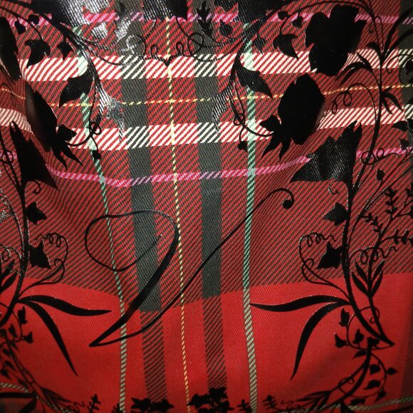 Victoria’s Secret Limited Edition Plaid & Floral Shoulder Tote - Picture 3 of 8